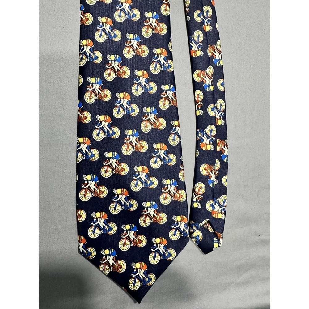 Rene Chagal‎ Blue Bike Riding/Racing Handmade Tie